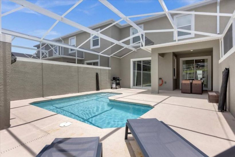 Piscina privativa de casa em Champions Gate Resort, Orlando
